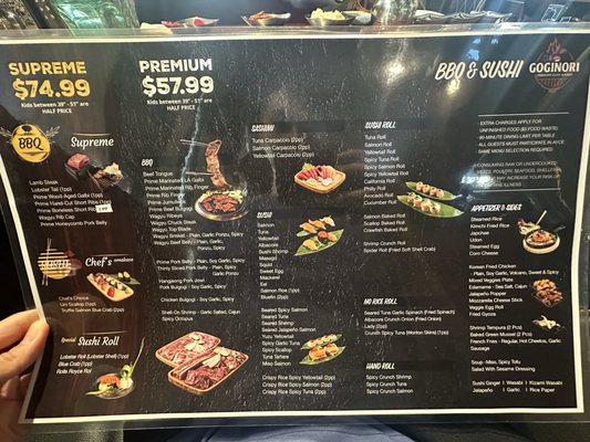Menu photo 3 Gogi Nori Sushi & Korean BBQ AYCE Irvine, CA Menu photo 3 Gogi Nori Sushi & Korean BBQ AYCE Irvine, CA