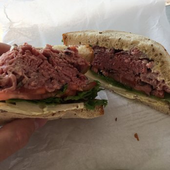 Nielsen's Delicatessen - Thick roast beef sandwich on rye - Delis Near Me - Houston, Texas Nielsen's Delicatessen - Thick roast beef sandwich on rye - Delis Near Me - Houston, Texas
