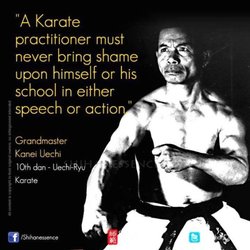 603 Karate - Kanei Uechi is the son of Kanbun Uechi who was the founder of Uechi Ryu Karate