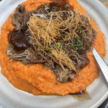 Saltwater Coastal Grill - Carrot short rib hummus - Mediterranean Near Me - Rosemont, Illinois