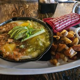 Huevos Rancheros w Mixed Fries