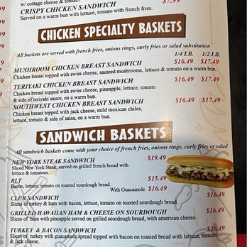 The Weevil Burger - Menu 5 of 5 - American Near Me - La Mesa, California