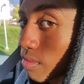 Arcane Art Tattoo - Son's nostril piercing. - Tattoo Near Me - Orem, Utah
