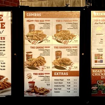 Raising Cane's Chicken Fingers - Drive-thru Menu as of 2025/06/15 - Chicken Shop Near Me - Burbank, California Raising Cane's Chicken Fingers - Drive-thru Menu as of 2025/06/15 - Chicken Shop Near Me - Burbank, California