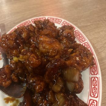 China Panda Garden - Orange Chicken comes with bowl of steamed rice - Chinese Near Me - El Cajon, California
