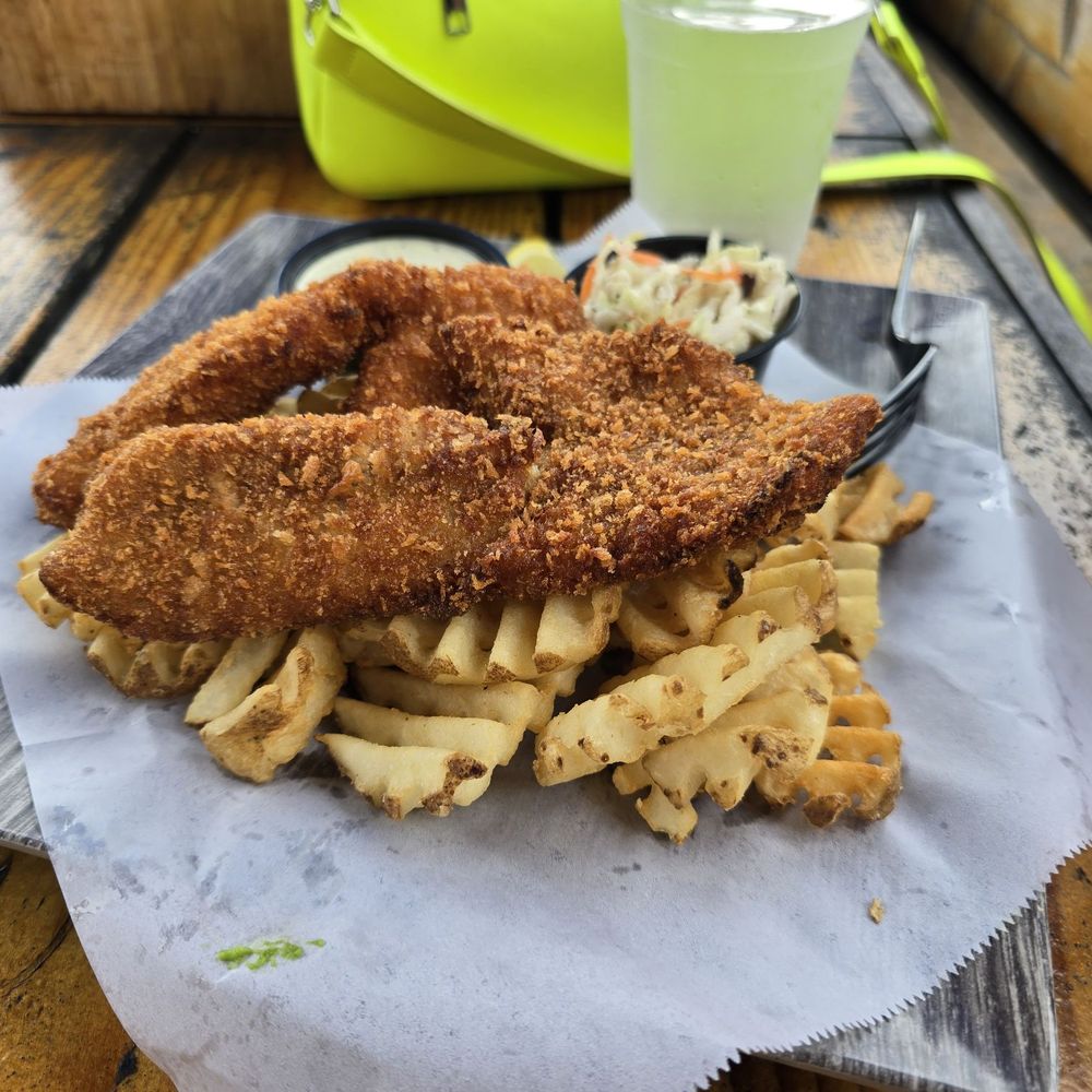 Blue Water - Kid's red snapper fish using panko crust and chips - Seafood Near Me - San Diego, California Blue Water - Kid's red snapper fish using panko crust and chips - Seafood Near Me - San Diego, California