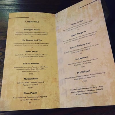 Menu photo 3 J.T. Pim's Dublin, D Menu photo 3 J.T. Pim's Dublin, D