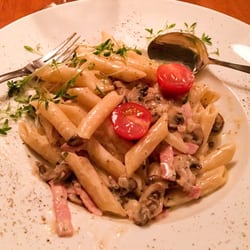 Haddocks - Penne with Riesling cream sauce