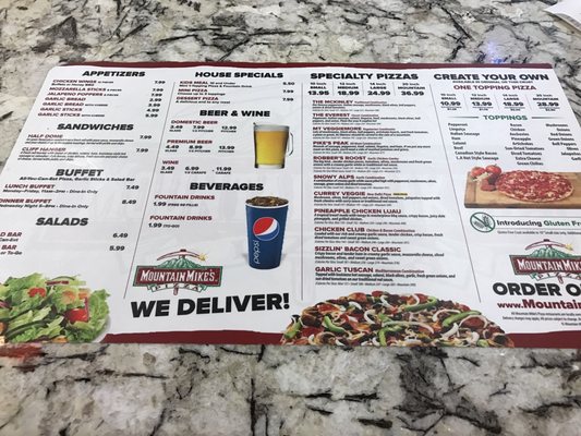 Menu photo 4 Mountain Mike's Pizza Fremont, CA Menu photo 4 Mountain Mike's Pizza Fremont, CA