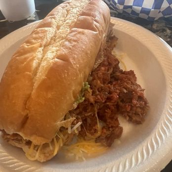 Real Burger - Al Pastor Tortas -  not what is should be, gross! - Burgers Near Me - Santa Fe, New Mexico