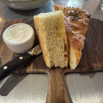 Cucina enoteca Del Mar - Roasted Rosemary Garlic Focaccia - Italian Near Me - Del Mar, California Cucina enoteca Del Mar - Roasted Rosemary Garlic Focaccia - Italian Near Me - Del Mar, California