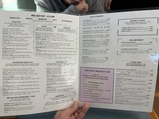 Menu photo 2 Vene’s Pancake House Sheboygan, WI Menu photo 2 Vene’s Pancake House Sheboygan, WI