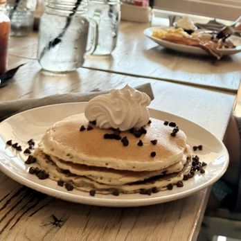 Wickies Lighthouse Restaurant - Chocolate chip pancakes. - Diners Near Me - Sanibel, Florida