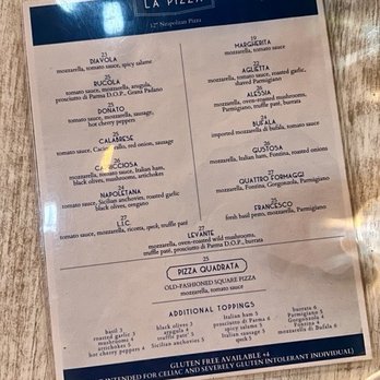 Levante - Pizza menu - Pizza Near Me - Long Island City, New York