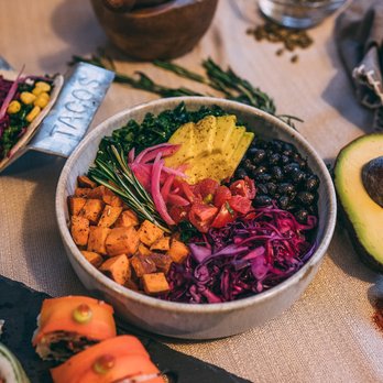 Backcountry Bowls - a variety of food on a table - Food Trucks Near Me - Clearwater, British Columbia Backcountry Bowls - a variety of food on a table - Food Trucks Near Me - Clearwater, British Columbia