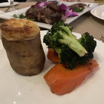 Porterhouse - Twice baked potato, and perfectly seasoned veggies - Steakhouses Near Me - San Mateo, California Porterhouse - Twice baked potato, and perfectly seasoned veggies - Steakhouses Near Me - San Mateo, California