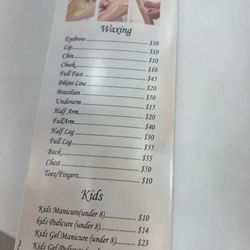 Fashion Nail Spa - Services Feb 2025
