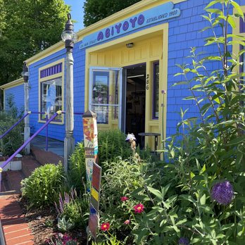 Abiyoyo - Flower garden in front of Abiyoyo - Toy Stores Near Me - Wellfleet, Massachusetts