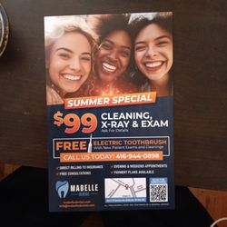 Mabelle Dental - This is a phamplet of the new Mabelle Dental that will be opening on Wednesday, September 25th, 2024