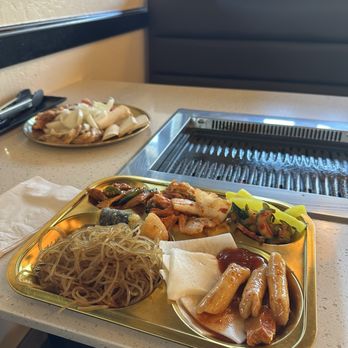 Little Korea - Banchan and table grill. - Korean Near Me - Monterey, California