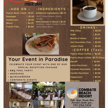 Xabores Cyber Cafe - Breakfast & Brunch Near Me - Cabo Rojo, Puerto Rico Xabores Cyber Cafe - Breakfast & Brunch Near Me - Cabo Rojo, Puerto Rico