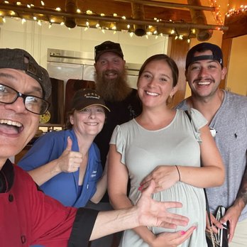 Darwell's Cafe - Owners with Baby Davila! Can't wait to bring him here again once he's born! - Salad Near Me - Long Beach, Mississippi