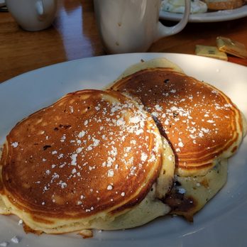 Esselon Cafe and Coffee Roasting - 1/2 order blueberry pancakes - Breakfast & Brunch Near Me - Hadley, Massachusetts Esselon Cafe and Coffee Roasting - 1/2 order blueberry pancakes - Breakfast & Brunch Near Me - Hadley, Massachusetts