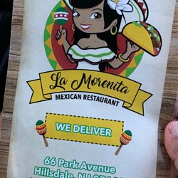 La Morenita - Menu