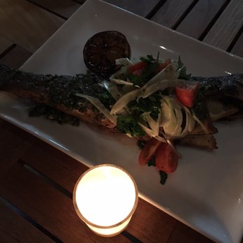 Trust - Whole grilled Branzino - New American Near Me - San Diego, California