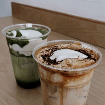 Memorylook - Vanilla Einspanner Latte & Matcha Einspanner Latte - Coffee & Tea Near Me - Los Angeles, California Memorylook - Vanilla Einspanner Latte & Matcha Einspanner Latte - Coffee & Tea Near Me - Los Angeles, California