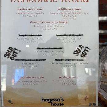 Hagosa's House - Seasonal menu (August 2026) - Coffee & Tea Near Me - Seattle, Washington Hagosa's House - Seasonal menu (August 2026) - Coffee & Tea Near Me - Seattle, Washington