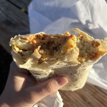 Crowley Lake General Store - Breakfast burrito with bacon! - Gas Stations Near Me - Mammoth Lakes, California
