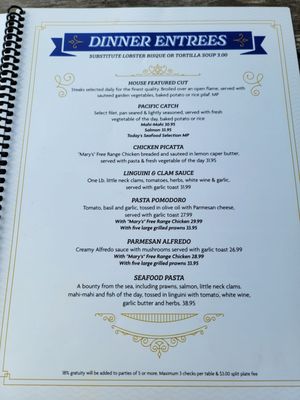 Menu photo 8 Blue Sky Bistro Morro Bay, CA