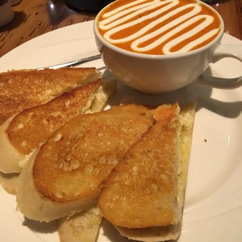 Jackalope's Bar and Grill - Tomato Basil soup w/ Grilled Cheese - American Near Me - Fish Camp, California