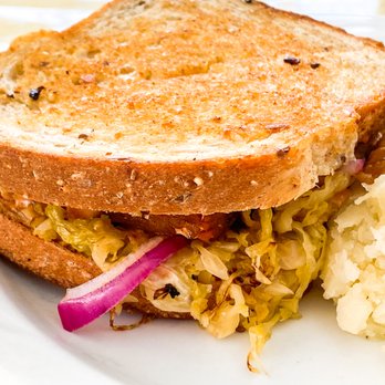 Jyoti-Bihanga - The Reuben - soooo good! - Vegetarian Near Me - San Diego, California