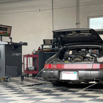 Smog Center - Porsche on the rollers - Smog Check Stations Near Me - Roseville, California Smog Center - Porsche on the rollers - Smog Check Stations Near Me - Roseville, California