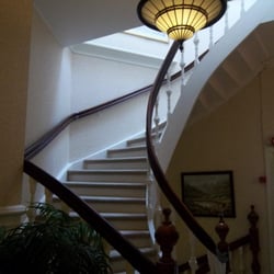 Steens Hotel - The stairway to the upstairs rooms.