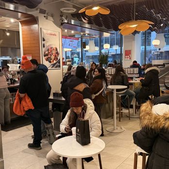 Nutella Cafe - People in the cafe sitting and standing - Desserts Near Me - Chicago, Illinois Nutella Cafe - People in the cafe sitting and standing - Desserts Near Me - Chicago, Illinois