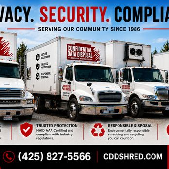 Confidential Data Disposal - Shredding Services Near Me Confidential Data Disposal - Shredding Services Near Me