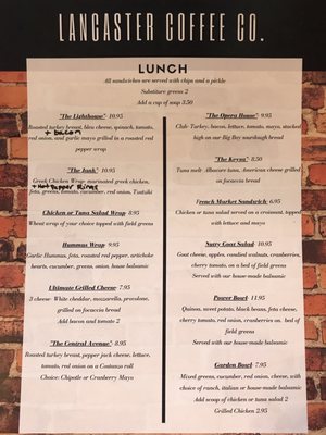 Menu photo 2 Lancaster Coffee Company & Cafe Lancaster, NY Menu photo 2 Lancaster Coffee Company & Cafe Lancaster, NY