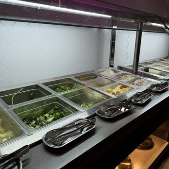 dPot Unlimited - Basic selection of veggies - Hot Pot Near Me - Irvine, California