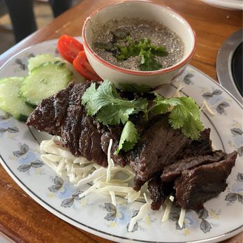 Muan Jai Thai Kitchen - Crying Suea Rong Hai (tiger cry) - Thai Near Me - Chicago, Illinois