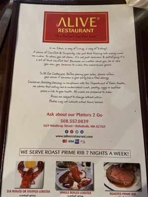 Menu photo 6 iAlive Rehoboth, MA