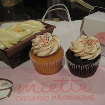 Miette - A mini carrot cake loaf, a vanilla and a chocolate cupcake - Bakeries Near Me - San Francisco, California Miette - A mini carrot cake loaf, a vanilla and a chocolate cupcake - Bakeries Near Me - San Francisco, California