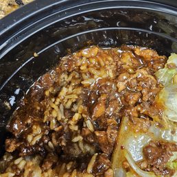 There was a LOT of hair in my food