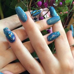 Marcia Reiten - Professional Nail Tech - ....she said "I think I want blue today!"