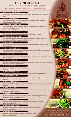 Menu photo 7 Chandala Thai Cuisine Seattle, WA