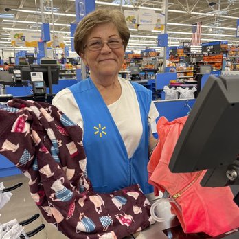 Walmart Supercenter - Linda on Check stand #27. Great job and an even better personality. Handling my mom's new coffee pjs with care! Excellent!  Julie A - Grocery Near Me - Reno, Nevada