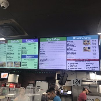 Gyro's Cafe - Menu board - Mediterranean Near Me - Birmingham, Alabama