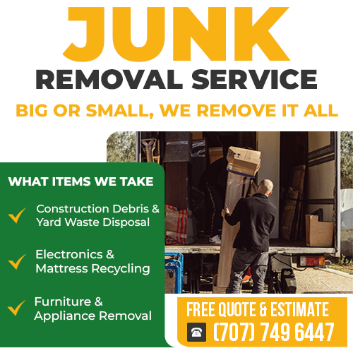 VALLEJO JUNK REMOVAL 1029 Tennessee St, Vallejo, California Junk